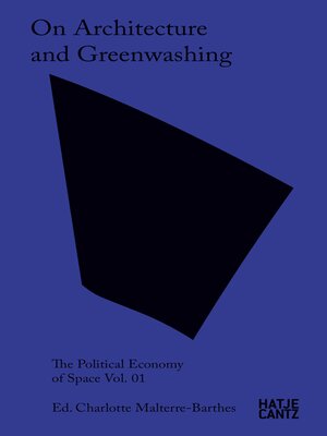 cover image of On Architecture and Greenwashing